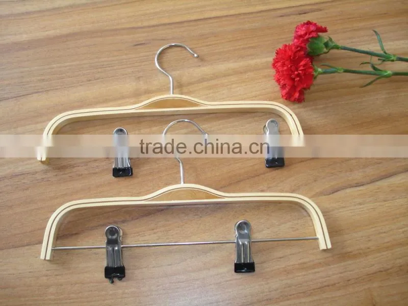 bamboo hanger with clips