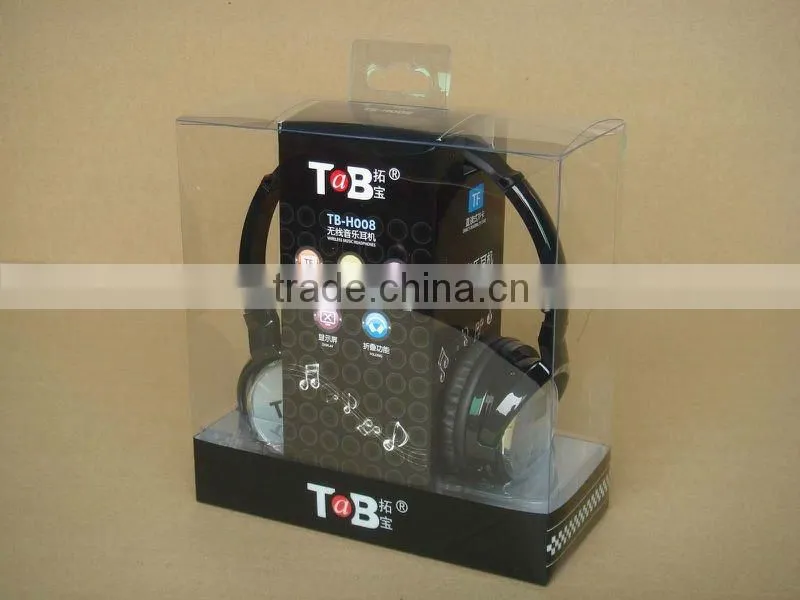 2014 new style wireless Mp3 TF CARD headphones with FM function