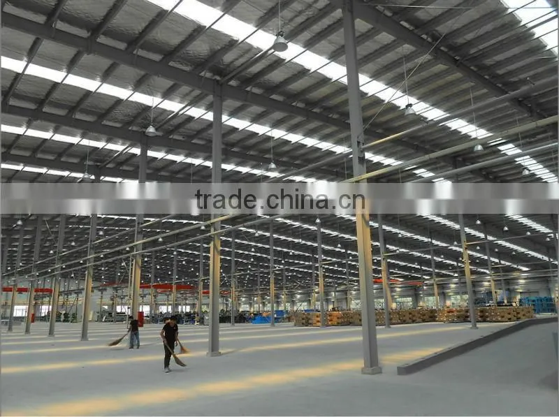 ISO9001-2000 high quality prefabricated steel structure frame warehouse