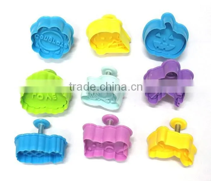 plastic 3d Cake Decoration mold cookie cutter