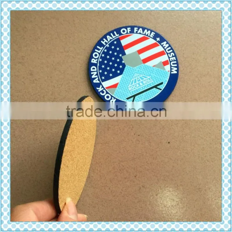customer cork coaster; cork coaster; mdf coaster with cork bottom