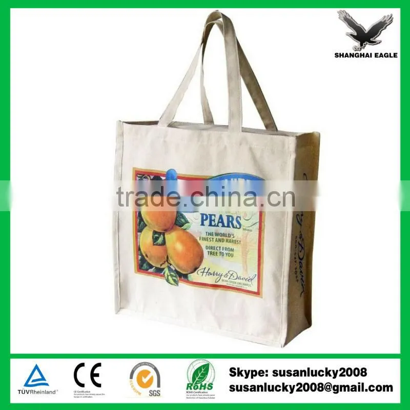 Custom printed canvas tote bags