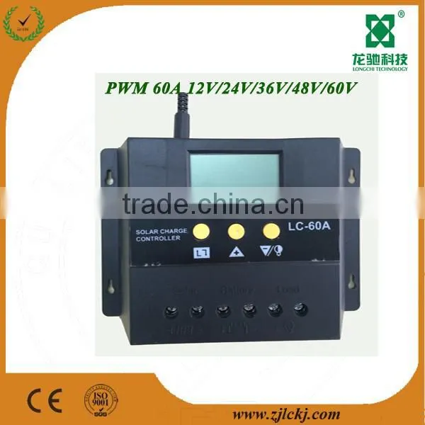 60a solar controller pwm solar regulator
