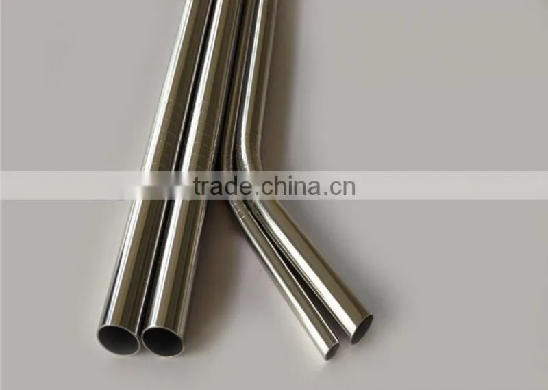 Hot Sale Bulk Pirce Metal Straws Stainless Steel Bent Straw
