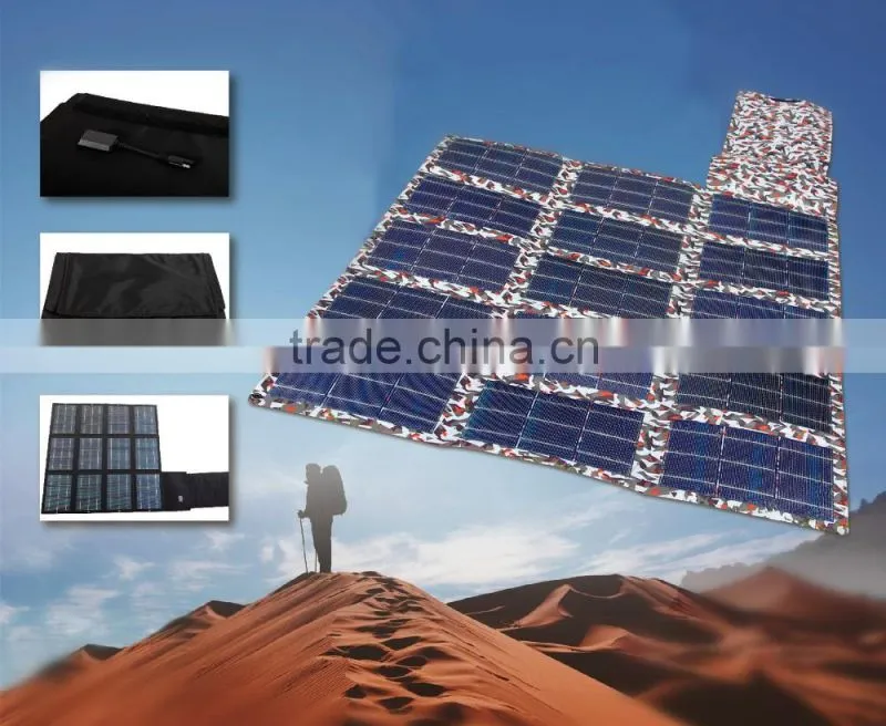 PORTABLE ROLLABLE WATERPROOF SOLAR CHARGER For Outdoor Adventure