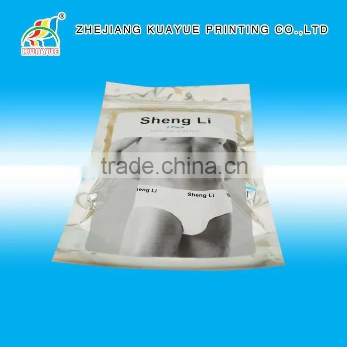 Customized High Quality Zipper Bag for Underwear