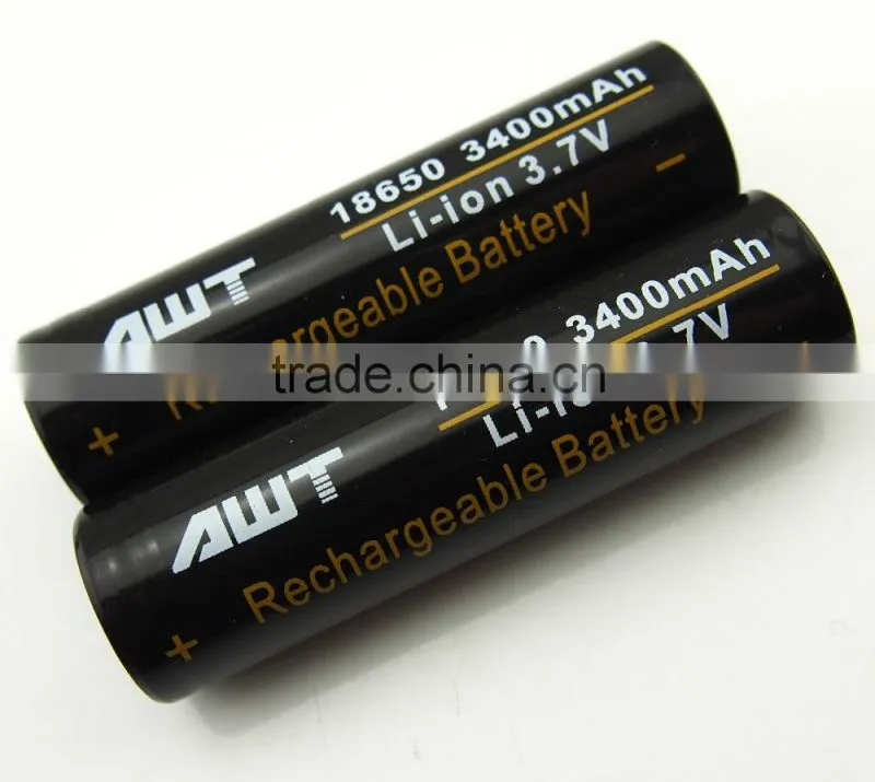 AWT 18650 3400mah large capacity battery LED Flashlight ST-SC3405DCR-5W g700 flashlight AWT 18650