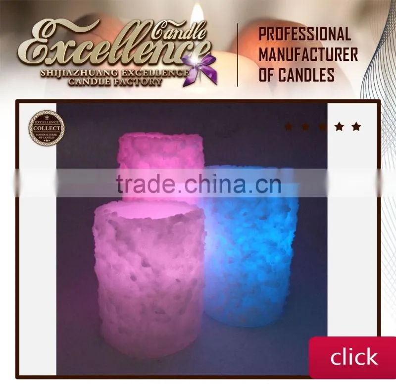 icecream flameless battery operated candles with remote