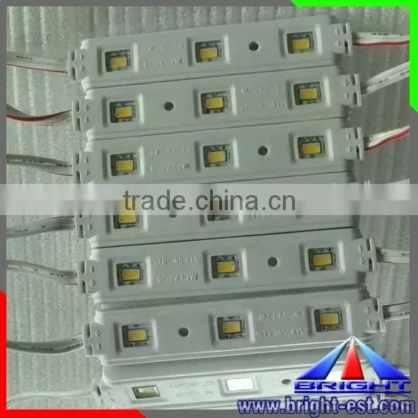3 LED module 12v 1.2W waterproof smd5630 /5050 / 2835 led injection plastic module light waterproof ip65