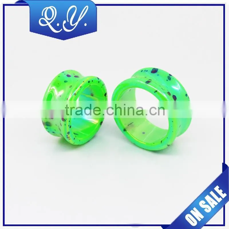 2015 costume jewelry set wholesale body jewelry quartz tunnel piercing ear expanders and ear plugs