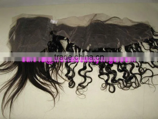 fashion human hair lace frontal and top closure