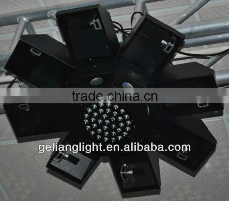 UFO eight heads LED green laser