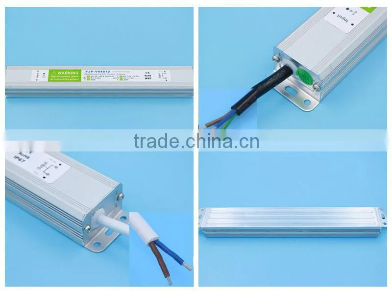 Single output IP67 waterproof Led driver 24v 45w constant voltage for LED light power driver 45w