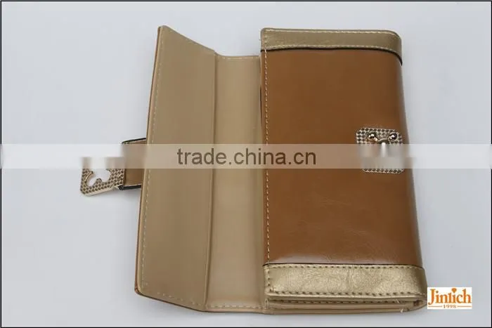 Custom women' s PU wallet which classical long wallet