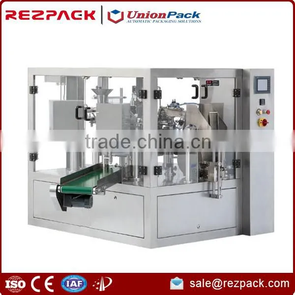 High efficiency Premade Bag Packing automatic filling sealing machine for Solid or powder