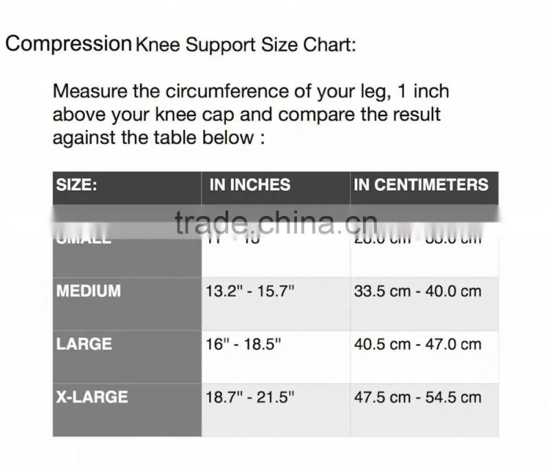 FDA Certified Graduated Compression Knee Support Compression Knee Sleeve