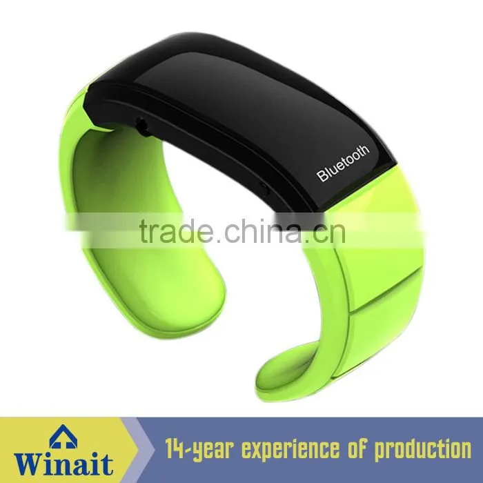 Healthy cheapest bluetooth bracelet with hands free music player vibrating bluetooth watch WT-20