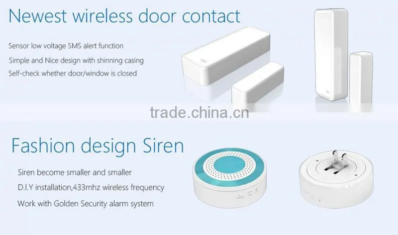 Intelligent wireless outdoor Solar siren with waterproof,support alarm fuction with wireless alarm external siren