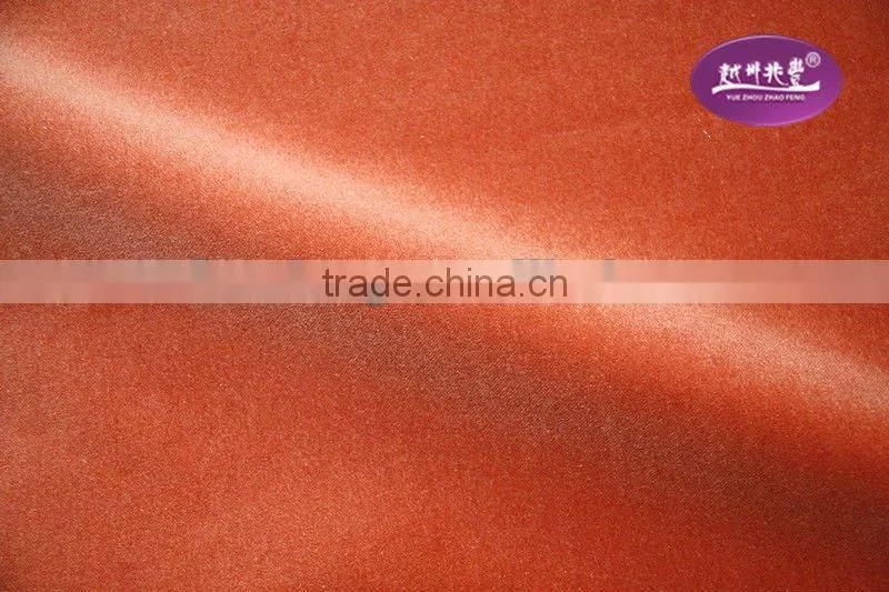 woven twill spandex velvet fabric for women's garment