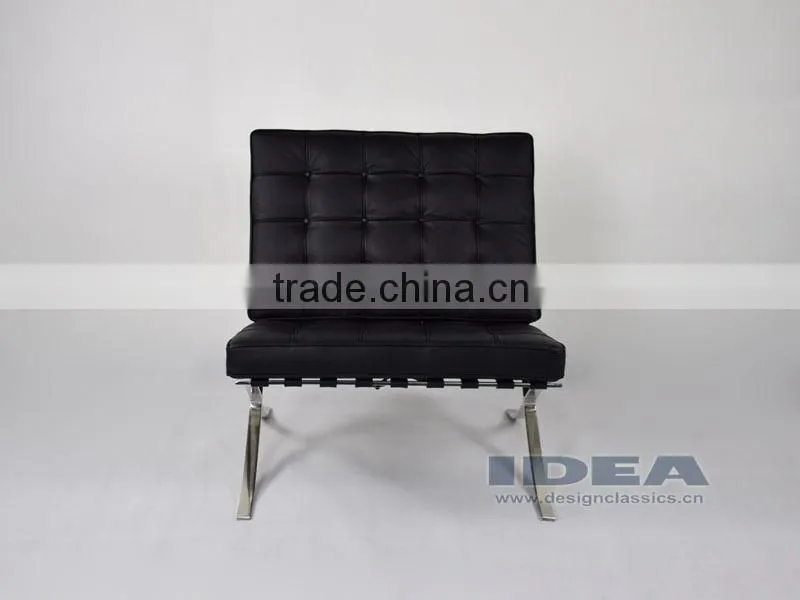 DC2001 Replica Mies Van Der Rohe Barcelona Chair - Black