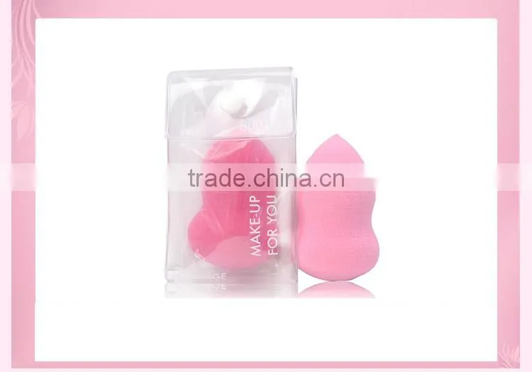 New Fashion Waterdrop Shape Sponge Powder Puff Makeuo Sponge Washable Free Samples