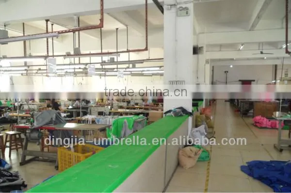 Heat transfer printing promotion golf umbrellas produced by Shenzhen umbrella factory