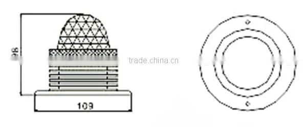 IP65 RGB 6W crystal led lamp