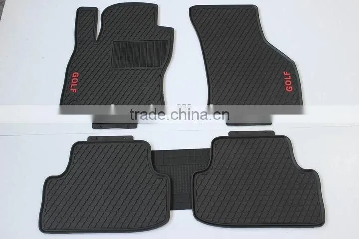 Factory Full Set Position PVC Car Floor Mats For VW GOLF 7 Wholesale