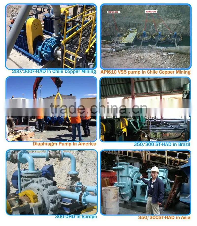 Petro oil chemical double suction pump API610 BB1 pump