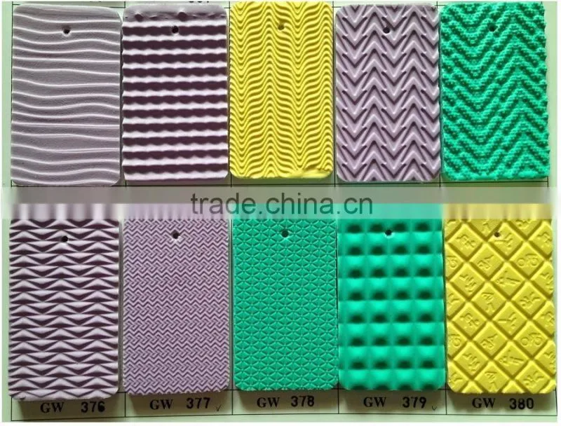 EVA molde para hacer eva foam de calzado