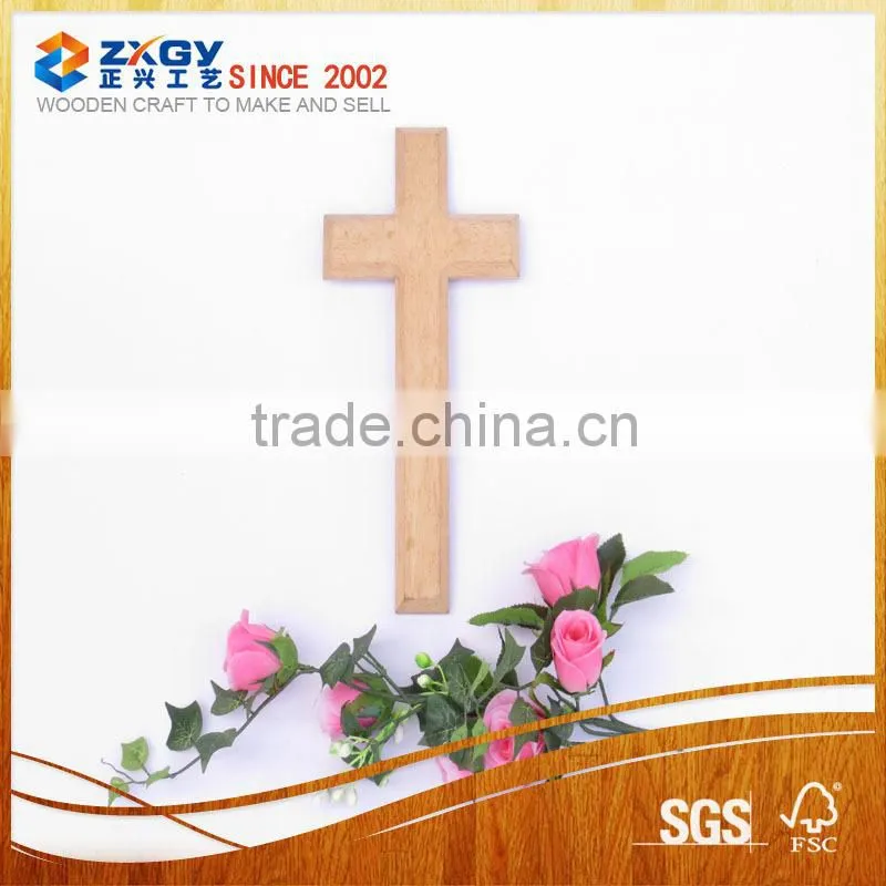 Natural small wooden cross for decoration