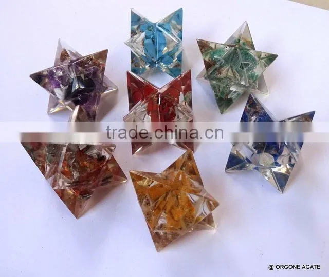 Orgonite Merkaba Star : Chakra Wholesale Sets