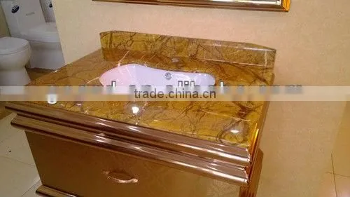 modern bathroom stainless steel bathroom vanity with legs F-001