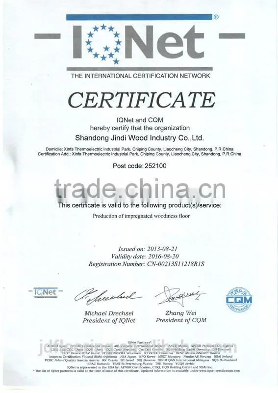 12mm HDF / MDF made in china laminate flooring