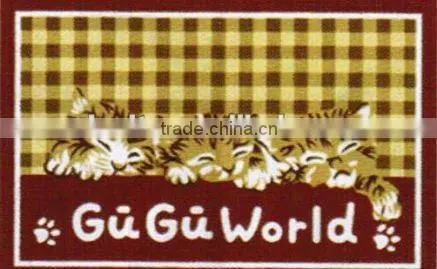 prayer mat colorful pattern decorative printed nylon prayer mat with latex backing
