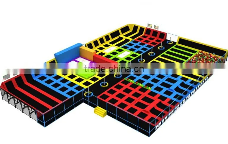 2016 very cheap indoor playground equipment of indoor trampoline euipment for hot sale
