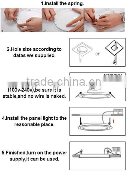 square led ceiling light