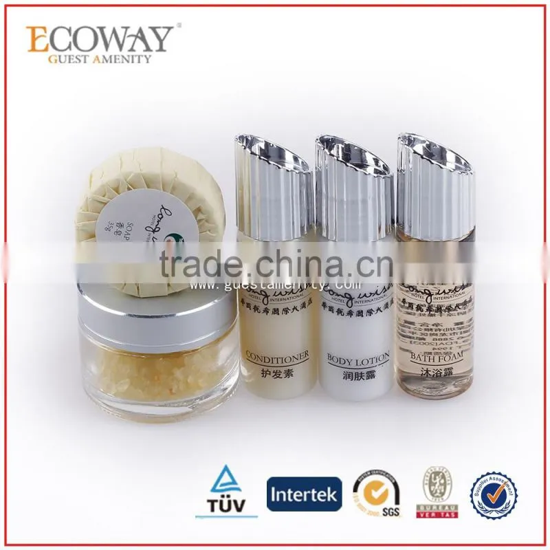 disposal amenities for 5 star hotel kraft cardboard box luxury hotel set products