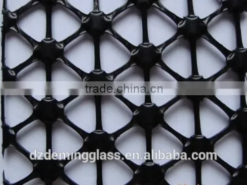 one-way uniaxial steel-plastic composite geogrid