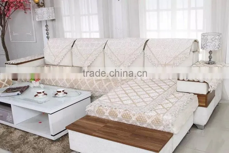 Print microfleece fabric sofa cover