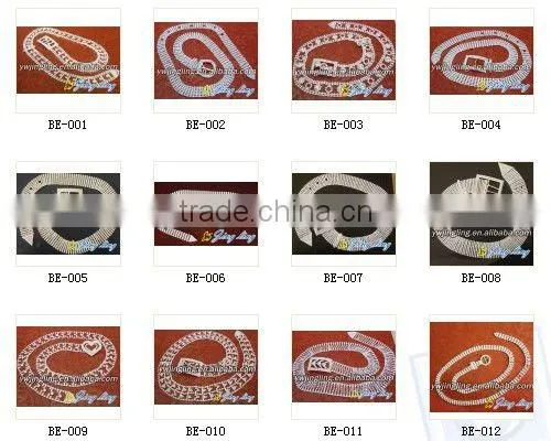 fashion heart shape shining wedding belt