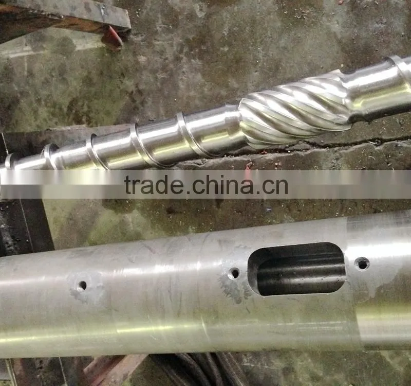 75/30 Bimetallic Screw and Barrel for PVC film Blowing machine
