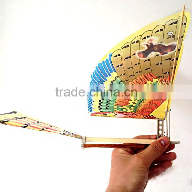 Chridren's Day rubber band powered flying bird Toy