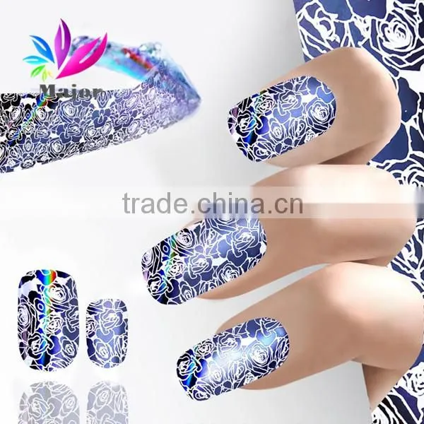 Fashion Nail Art Transfer Stickers 3D Design nail foil