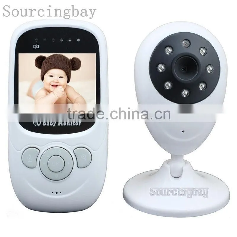 with Infrared Night Vision 3.5" Portable Wireless 2.4 GHz Video Baby Monitor