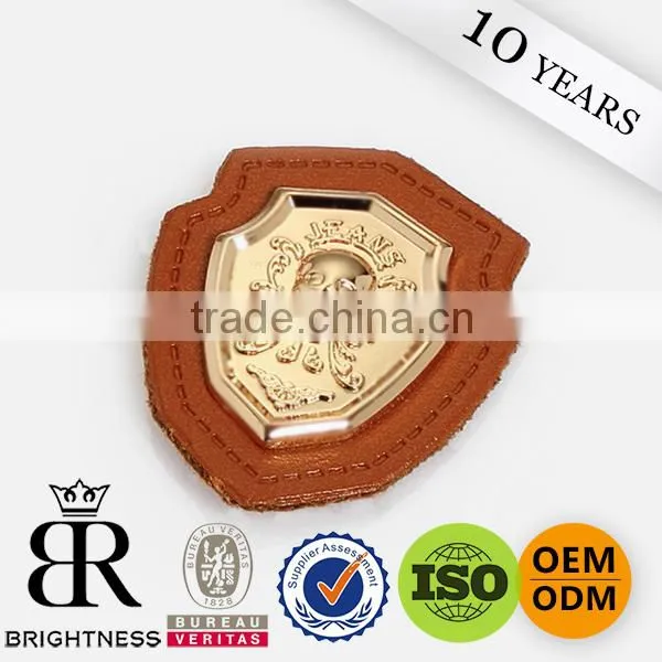 Fashion genuine leather patch leather patch label