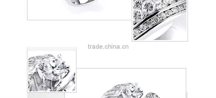 Wholesale jewelry gemstone 925 sterling silver China CZ ring