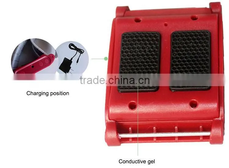 Free Sample For Test 9 Modes Red Fashion RoHS Anti Snore Watch Wristband With Clock Function Manufacturer In Shenzhen