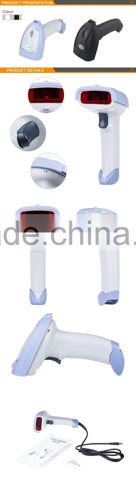 NT-2015Competitive price of 1D handheld Laser Barcode Scanner with USB interface