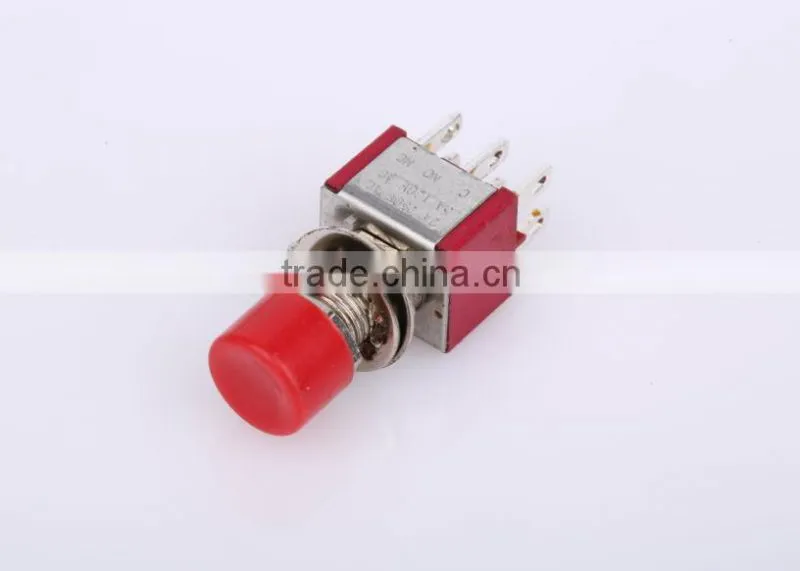 6pin red Push button toggle switch China wholesale